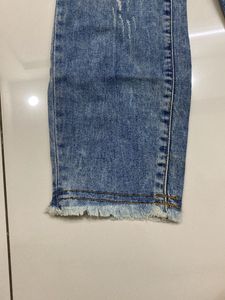 ONLY Blue Distressed Jeans