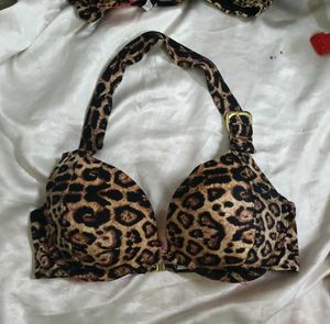 Leopard Print Bikini panty Bra set