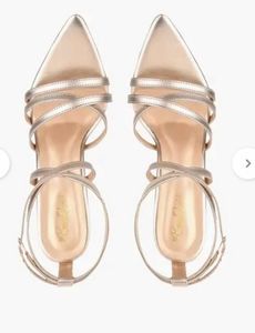 evaqupid Strappy Pointed Toe Heels