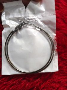 Stylish Earrings Round Black