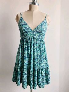 floral sleeveless sundress