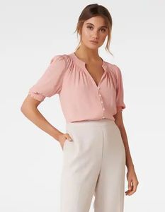 Forever New Pink Blouse