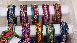 Colorful Thread Bangles (Set)