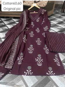 Kurta , Plazzo &amp; Dupatta Set M Size