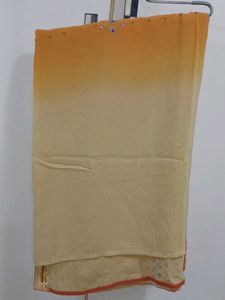 SPL OFFER Pure Georgette Saree With Tari Work