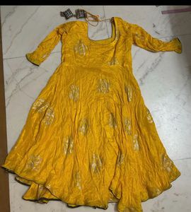 Vibrant Yellow Kurta with Palazzo Set