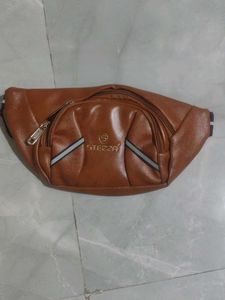 Brown Leather Fanny Pack