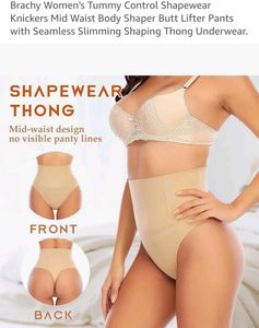 Women's Tummy Control Shapewear Thong