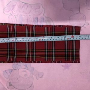 Chic Plaid🅰️ Slim Fit Pants