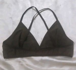Stylish Dark Brown Halter Neck Bra
