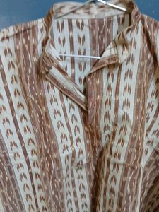 Striped Cotton Kurta Shirt