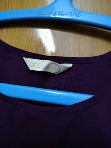 New Elegant Purple Pleated Midi Dress