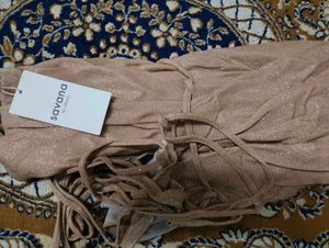 Sparkling Gold Maxi Dress