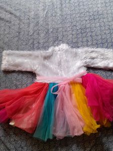 Cute Rainbow Tutu Dress
