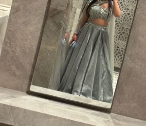 Sea green lehanga set ✨