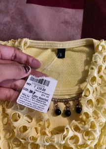 New Cute Yellow Top &amp; Jeans Set