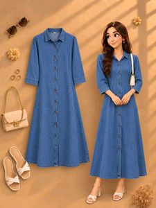 Denim Shirt Dress