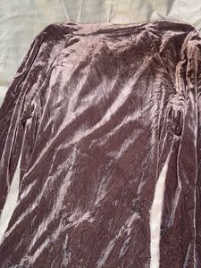 Velvet Plunge Neck Bodysuit