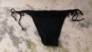 Classic Black String Bikini Bottoms