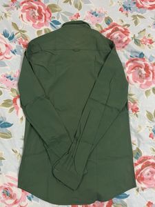 Men's SO-ME Olive Green Casual Shirt