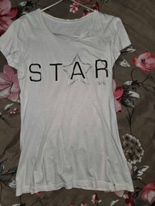 White "STAR" T-Shirt