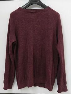 Men's Maroon Crewneck Sweater
