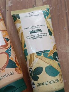 The Body Shop Argan &amp; Moringa Lotions