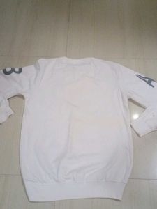 Men's White Graphic Sweatshirt