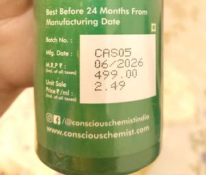 Conscious Chemist shampoo &amp; body wash