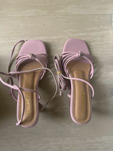 Lilac Tie Up HEELS