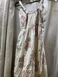 Boho Floral Button-Up Sundress