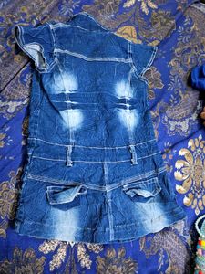 Denim Dress for Girls