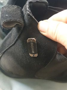 Stylish Black Suede Chelsea Boots