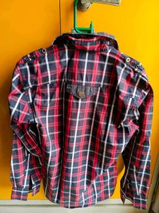 💯OG One Branded Metro-Plaid Men's Red Plai