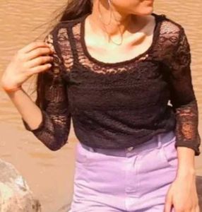 Black Net Top (Pintrest Addition)