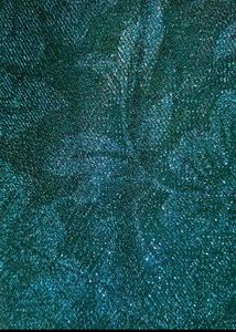Elegant Teal Embroideried Gown
