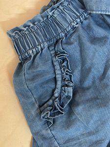 Denim Joggers For Girl