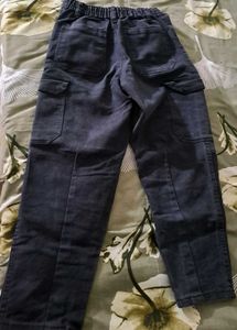 Ankel lenght Black Cargo Pants🌷