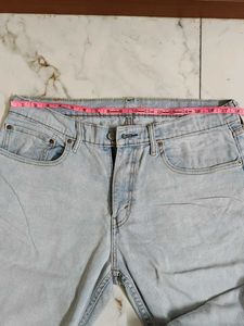 Men's Light Wash Denim Jeans