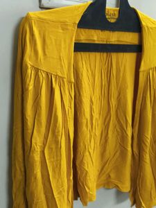 Yellow Bolero Cardigan Jacket