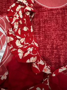 WESTSIDE Floral Red dress