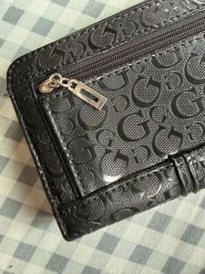 Original Guess Black Monogram Wallet