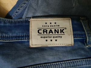 🔥 CRANK Men's Blue Denim Jeans 👖