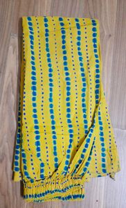 beautiful cotton kurti with plazoo.good quality. only 1 time use .size not fit for me.try this lovely dress  😍