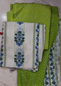 Unstitched suit with Dupatta