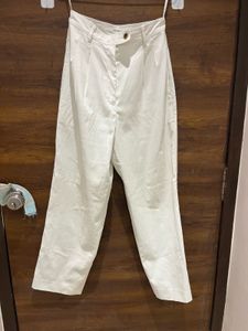Off-white Colour Baggy Trousers