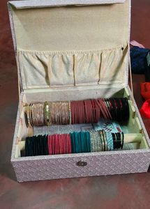Assorted Bangles Set with Jewelry Box