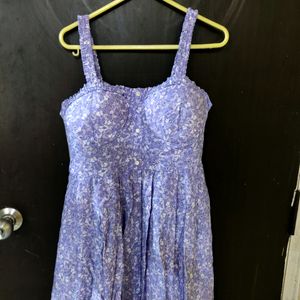 GINGER FLORAL PRINTED FROCK