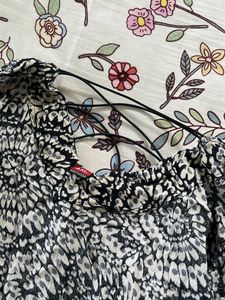 Patterned Off-Shoulder Top
