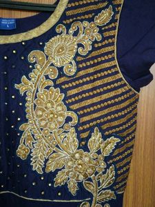 Elegant Navy Anarkali Gown